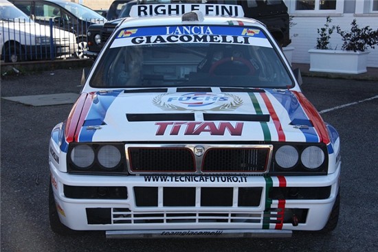 Presentata la Lancia Delta del Team Giacomelli, griffata TecnicaFuturo